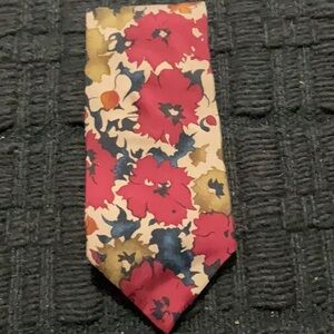 Floral Patterned Men's Tie